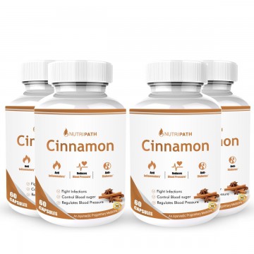 Nutripath Cinnamon Extract 20%- 4 Bottle 